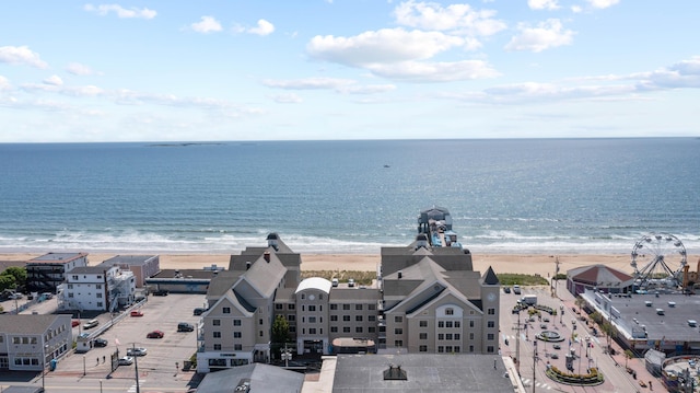 water view with a beach view