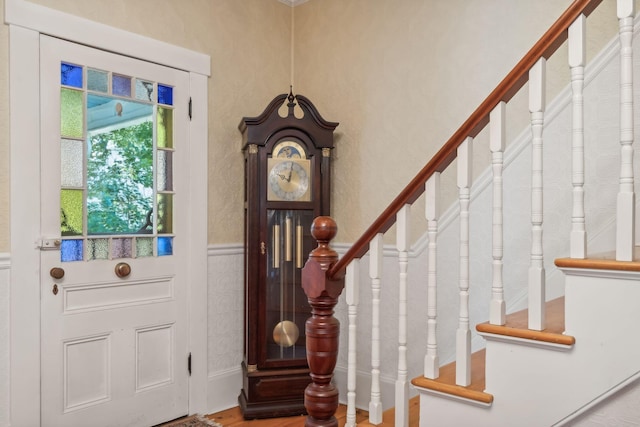 view of entrance foyer