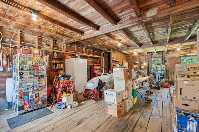 view of storage room