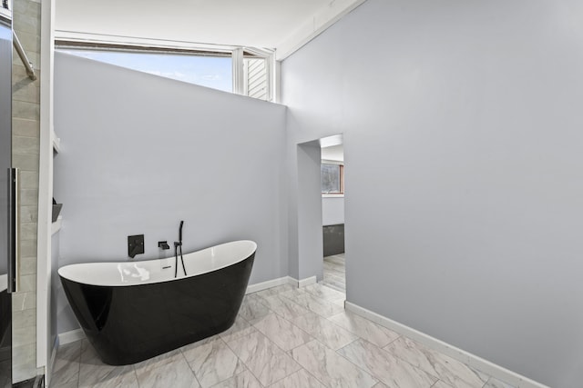 bathroom with a bathtub