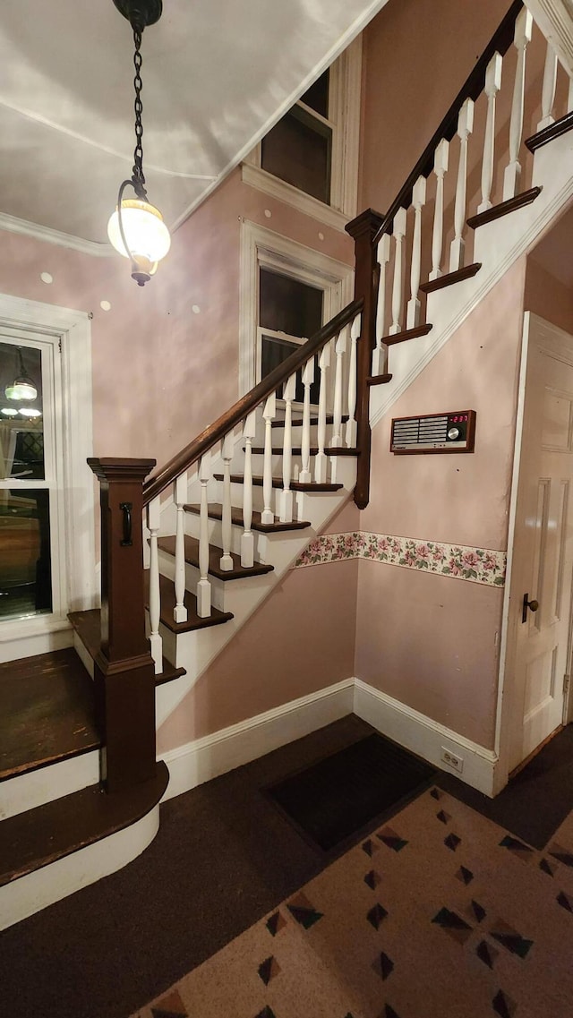 view of staircase