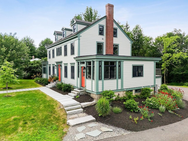 102 Main St, Belgrade, ME 04917 - view of front of home with a front yard