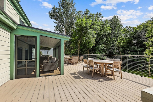 102 Main St, Belgrade, ME 04917 - view of deck