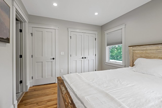 102 Main St, Belgrade, ME 04917 - bedroom with light hardwood / wood-style flooring