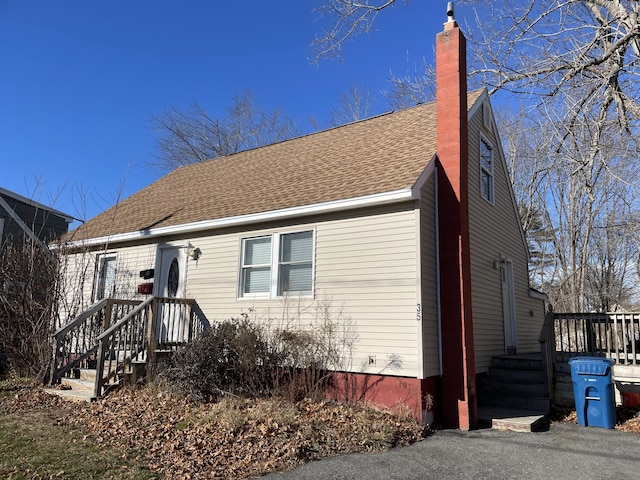 view of front of property