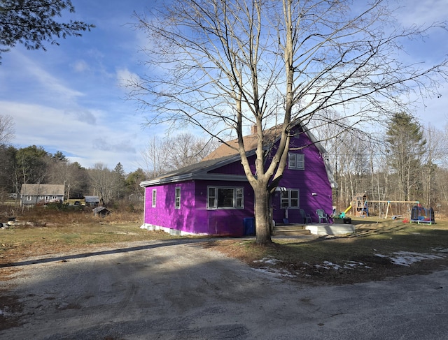 view of front of home