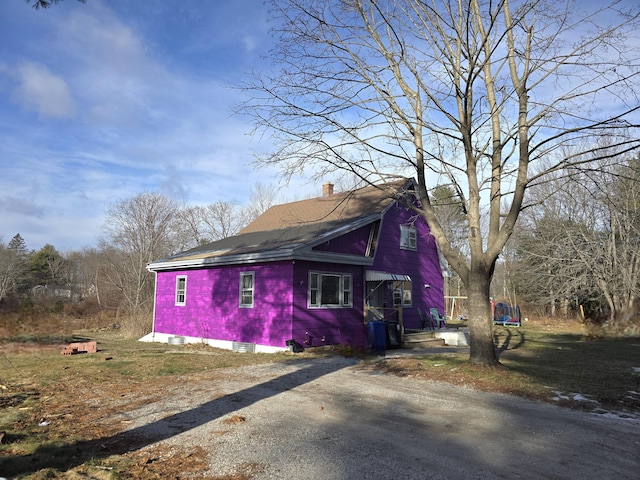 view of home's exterior