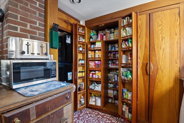 view of pantry