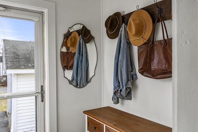 view of mudroom