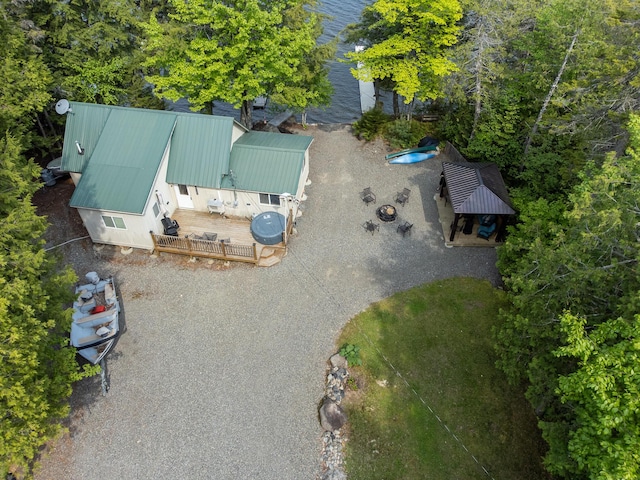 380 Cedar Lake Rd Unit T3 R9, Nwp, ME 04462 - view from above of property