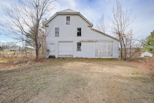 view of back of property