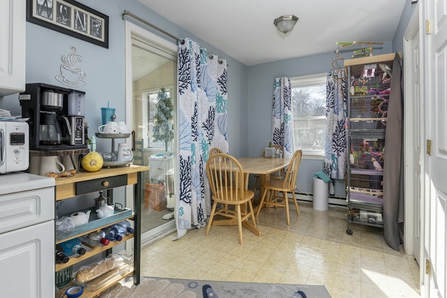 view of dining room