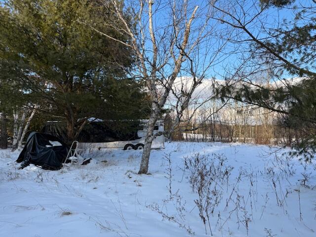 view of snowy yard