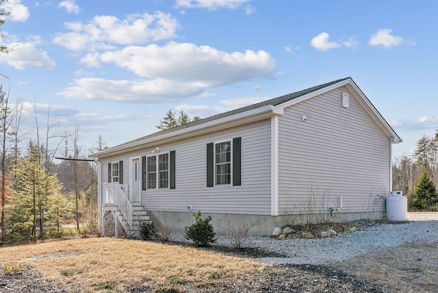 view of property exterior