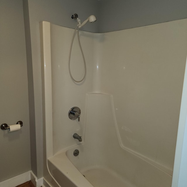 bathroom featuring tub / shower combination