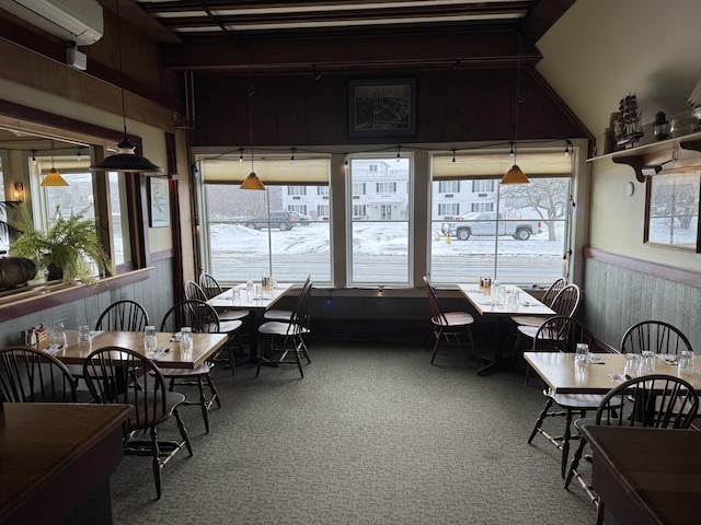 63 Main St, Bucksport, ME 04416 - sunroom featuring healthy amount of natural light and a wall unit AC