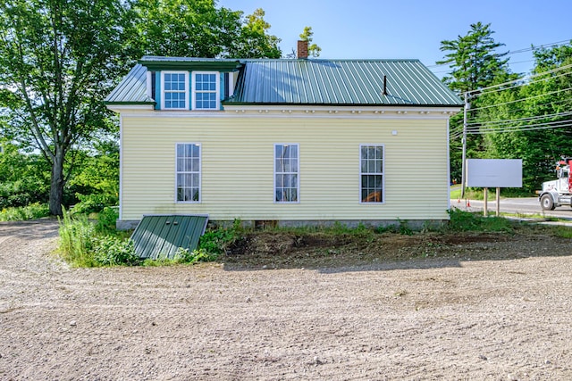 view of side of property