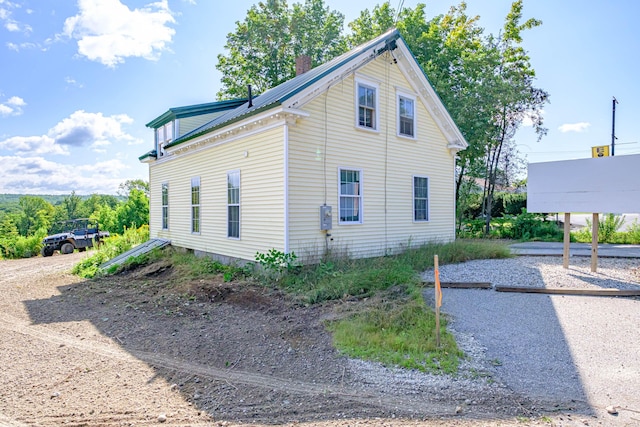 view of side of home