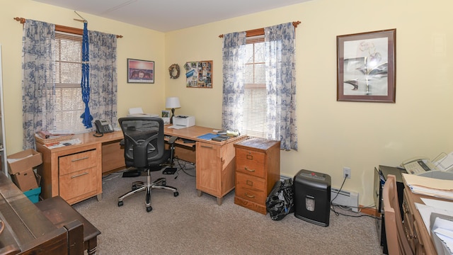 22 Jewett Rd, Raymond, ME 04071 - office area with light carpet