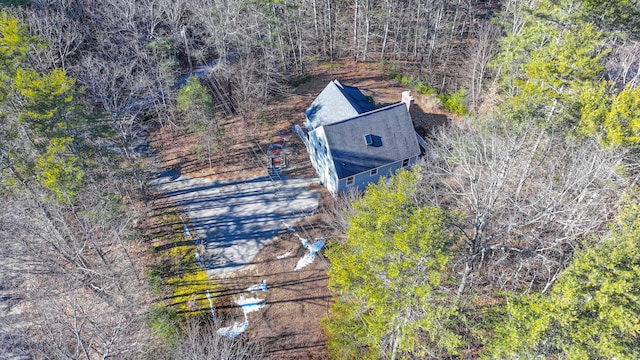 22 Jewett Rd, Raymond, ME 04071 - bird's eye view with a view of trees