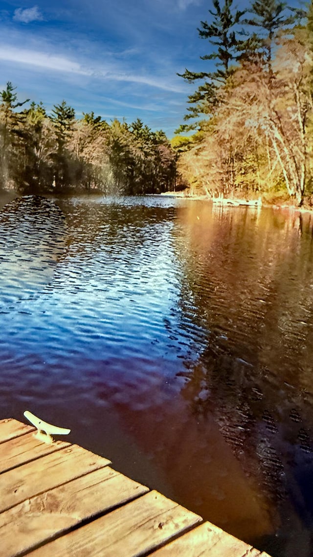 22 Jewett Rd, Raymond, ME 04071 - dock area with a water view