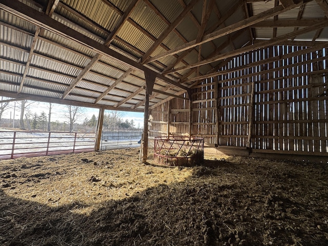 view of stable