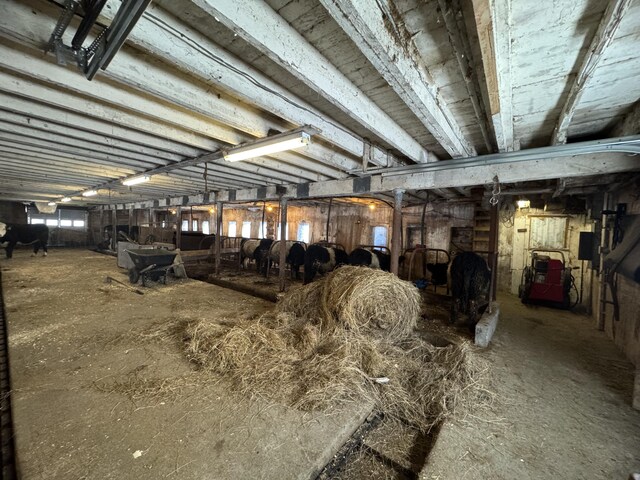 view of horse barn