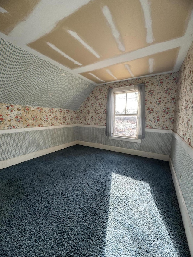 bonus room with carpet