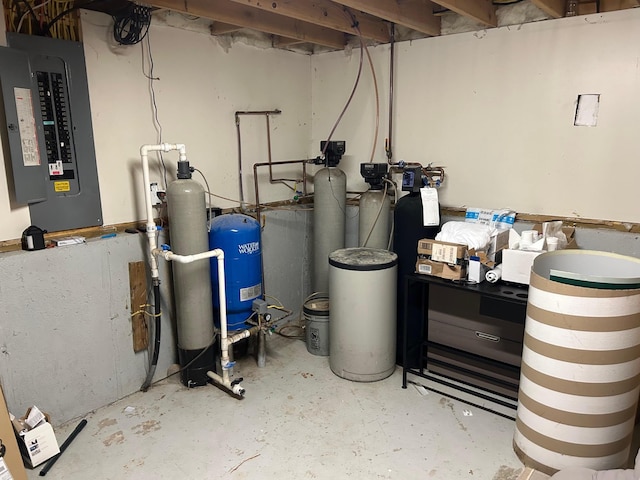 433 Works Rd, Jackson, ME 04921 - utility room featuring electric panel