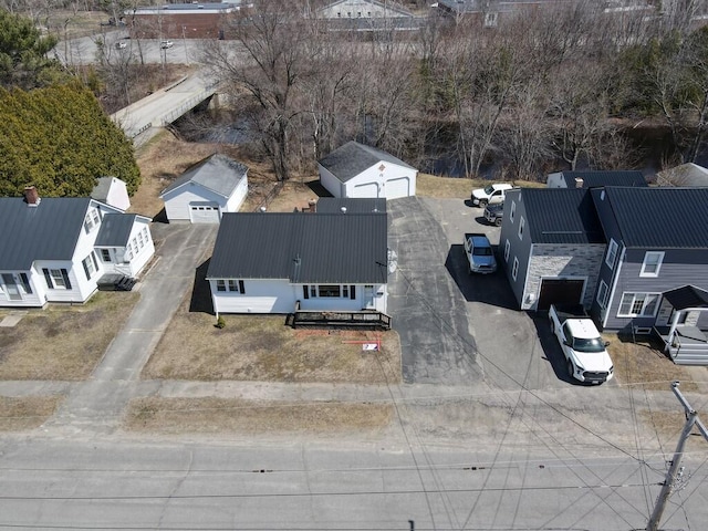 bird's eye view featuring a residential view