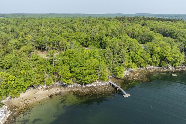 31 Viking Way, Bristol, ME 04539 - aerial view of property's location featuring a forest and a large body of water