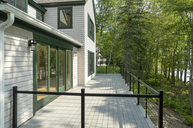 31 Viking Way, Bristol, ME 04539 - view of wooden deck
