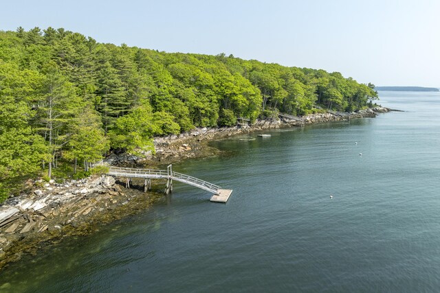 31 Viking Way, Bristol, ME 04539 - water view with a floating dock