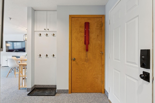 corridor with carpet