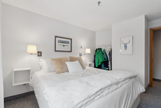 bedroom featuring carpet flooring