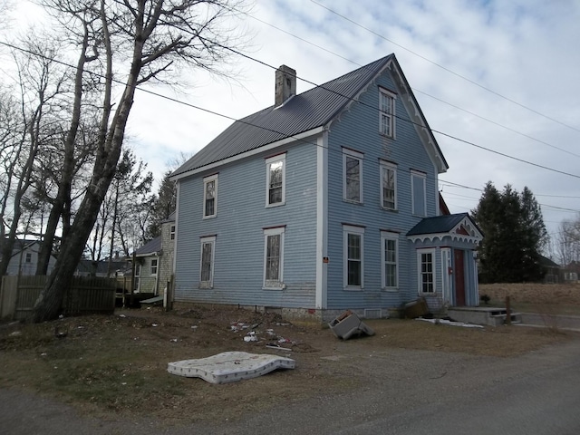 view of side of property