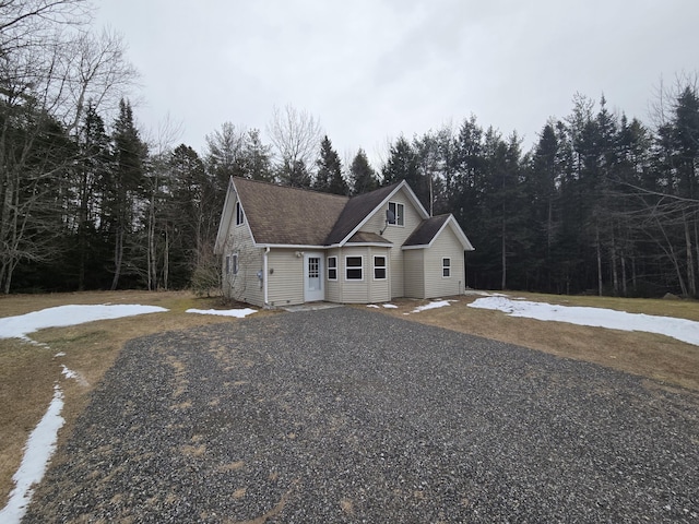 view of front of home