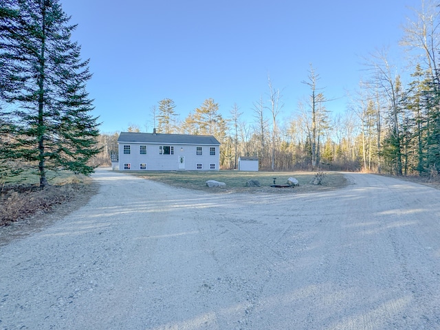 view of front of home