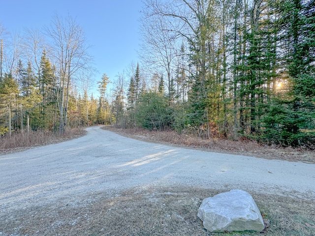 view of road