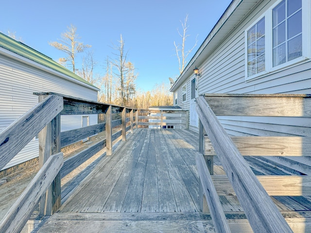 view of deck