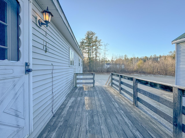 view of deck