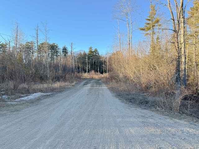 view of road