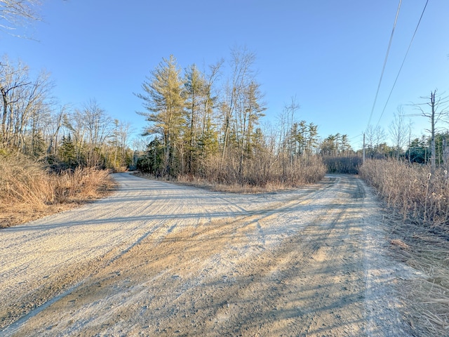 view of road