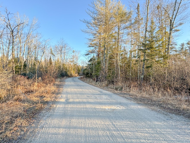 view of road