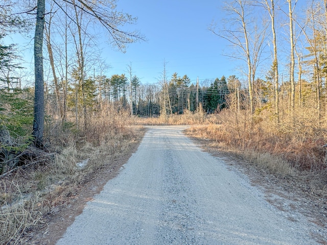 view of road