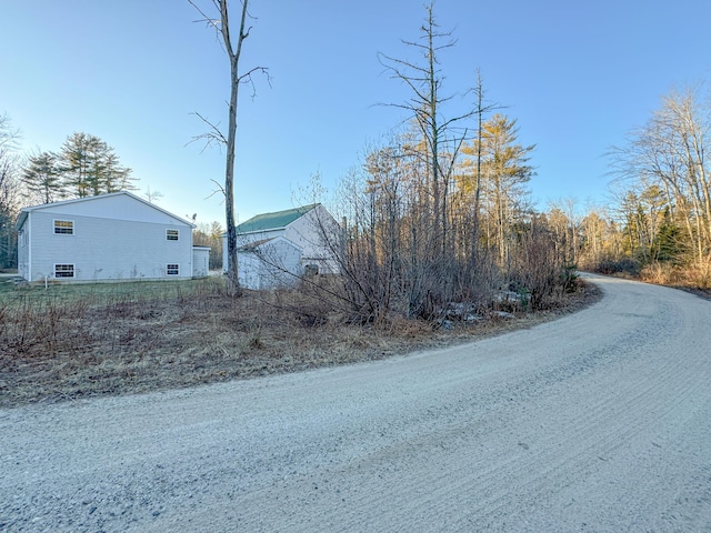 view of road