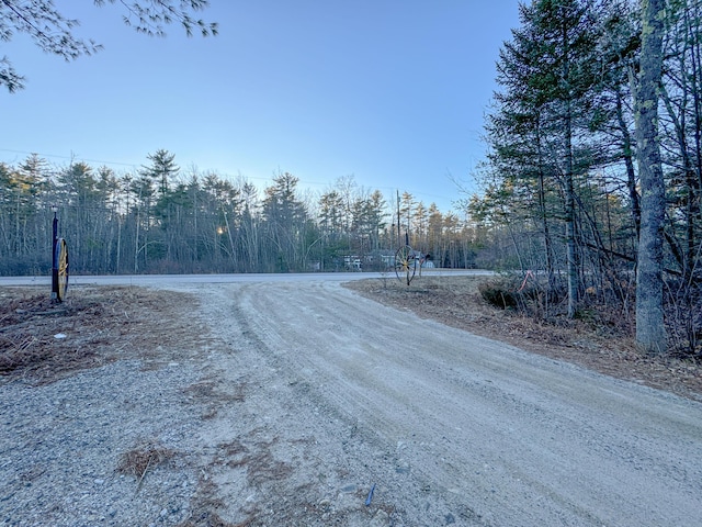 view of road