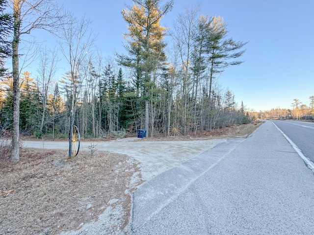 view of road