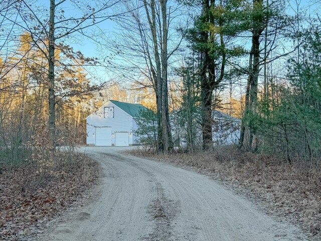 view of road