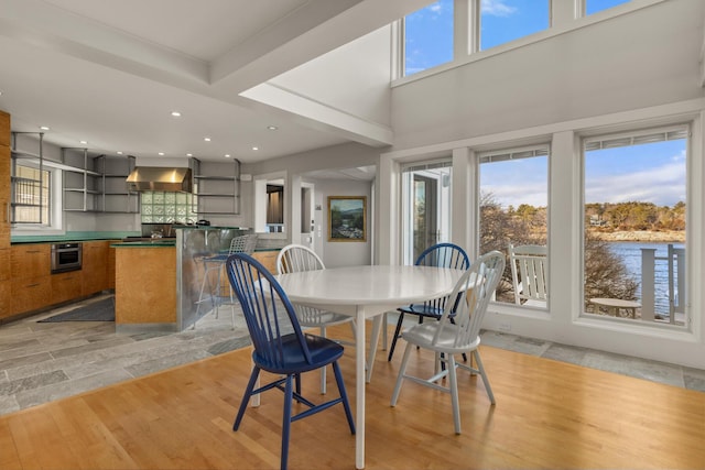 view of dining room